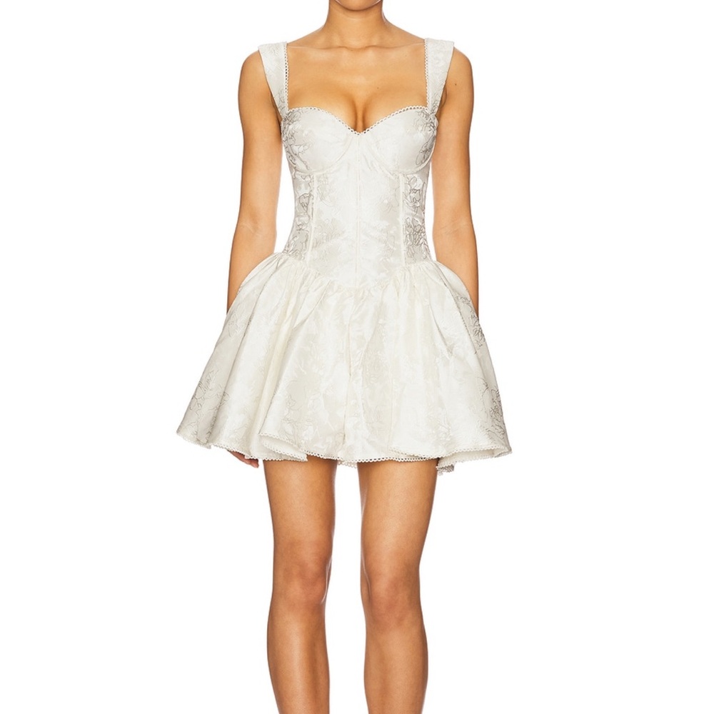 White Lace Mini Dress